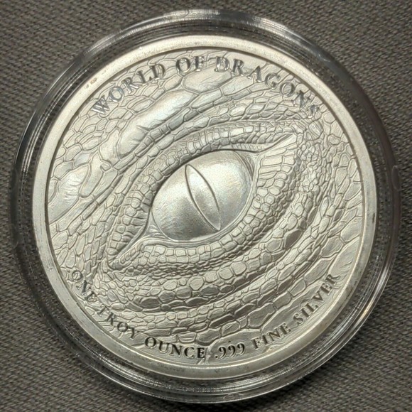 The Egyptian Dragon 1 oz .999 Silver Round BU. Limited mintage 15,000 rounds! - Picture 4 of 4